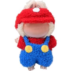 Clothes Fit for 17CM Doll, Fashion Doll Clothes Outfit Set Cute Theme Designer Toys Dress Accessories for Collector Fans Display Case (Red Blue Set)