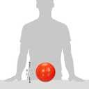 Jolly Pets Large Soccer Ball Floating-Bouncing Dog Toy, 8 inch Diameter, Orange
