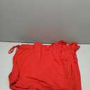 KIRUNDO 3 Piece Lounge Sets for Women Airport Travel Vacation Outfits Spring Cardigan Matching Sleeveless Top Jogger Pants (Large, Red)