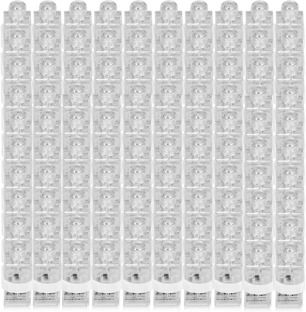 CALIFORNIA CADE ELECTRONIC Finger Lights, 100Pcs Finger Flashlight for Kids | White, Light up Toys, Glow Party Favor, for Easter Back to School Classroom Prizes Parties Trick or Treating Christmas