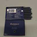 WATERMAN PARIS Fountain Pen Ink Cartridges Refill Intense Black Pack of 2 WAT52021 Smooth Flowing and Long Lasting Inks