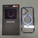 CASEKOO Mist Blue Designed for iPhone 17 Case with 360 Spin Magnetic Stand [Fit for MagSafe][17FT Military Protection] Slim Polished Frame Titanium Alloy Sturdy Stand 6.3'', Mist Blue