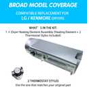DLEX7177WM DLEX3370W DLEX9000V DLEX8000V DLEX2650R Dryer Heating Element