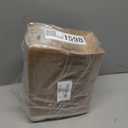 SOUJOY 100 Pack Food Serving Tray, 2 Compartment Disposable Kraft Nacho Boat Tray, Grease Resistant Heavy Duty Paperboard, Take Out Fast Food Snack Holder Container for Party