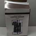 SHARDOR 10-Cup Programmable Coffee Maker, Regular & Strong Brew Drip Coffee Machine for Home and Office, Auto Shut Off, Permanent Filter, Silver