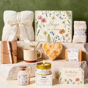 GIFTINBOX Mother s Day Gifts for Mom Wife Grandma, Birthday Gifts for Women, Gift Baskets for Women Spa, Self Care Package, Get Well Gift, Thinking of You Relaxing Care Package