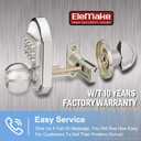 Keyless Entry Door Lock Deadbolt Keypad Mechanical Stainless Steel (Pass Code or Key) 100% Mechanical, No Electronic