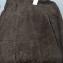 Vince Women's Mid Rise Flared Suede Skirt, Deep Espresso, Size 2