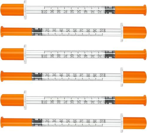 31G 1ml/cc 1/2"(12.7mm) Individually Wrapped Lab Supplies，Pack of 100