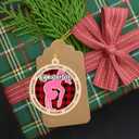 2 x Gymnastics Ornament for Girls  2-Layer Wooden Christmas Ornament for Gymnasts, Plaid Gymnastics Christmas Tree Decor, Gymnast Gifts for Girls 2025