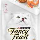 Fancy Feast Purina Filet Mignon Flavor with Real Seafood & Shrimp Dry Cat Food (7 Ounce (Pack of 1)) (EXP 01/01/27)