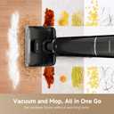 dreame Aero Wet Dry Vacuum Cleaner, All-in-ONE Vacuum Mop for Wet & Dry Messes, 0 Hair Residue Great for Pet Owners, One-Press Self-Clean, 180° Lie Flat, 35mins Runtime for Hard Floor Cleaning