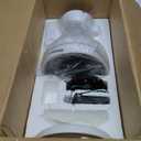 Consciot Ceiling Fan With Lights, 52 Inch Modern Low Profile Ceiling Fan, Remote Control, Quiet Reversible DC Motor, Dimmable 3 Color, 4 Double Finish Blades, Flush Mount, Indoor Only, White