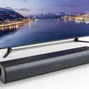 RIOWOIS Sound Bar for Smart TV, Soundbar for TV with Bass Reflector and Easy Set up, Home Audio Surround Sound System for TV PC Projector, Wall Mountable