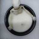 Halloween Decorations Indoor - Vintage Halloween Skeleton Candles Decor Gifts - Cute Farmhouse Gothic Party Birthday Candle Decoration Centerpieces for Table Home Room Mantel Office Kitchen