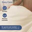 King Size 4 Piece Sheet Set - Comfy Breathable & Cooling Sheets - Hotel Luxury Bed Sheets for Women & Men - Deep Pockets, Easy-Fit, Extra Soft & Wrinkle Free Sheets - Off White Oeko-Tex Bed Sheet Set