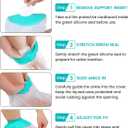 2PK Waterproof Leg Cast Cover for Showering - Reusable Shower Sleeve for Foot After Surgery, Watertight Non-Slip Adult Fracture Protector Bag, Water Proof Medical Covers for Heel/Foot/Wound/Bandages