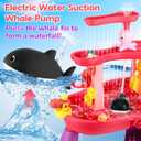 2026 Water Table for Toddlers 1-3 3-5 with Pump, 3-Tier Outdoor Sand Water Play Table Toys for Kids Ages 4-8 Outside Activity Sensory Summer Beach Pool Backyard Splash Pond Toys for Boys Girls Gifts