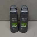 DOVE MEN + CARE Fortifying 2-in-1 Shampoo and Conditioner Fresh and Clean with Caffeine 4 Count For Everyday Care Helps Strengthen and Nourish Hair 12 oz