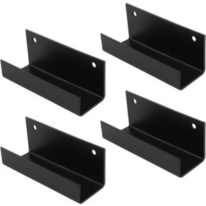 GBGS 4 Pcs Wall Tile Bracket,1" Inner Width,U Shap Support Hanger (slot width-25mm)
