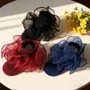 SAOROPEB Toddler Ruffle Socks, 3 Styles5 Size, Frilly Dress Socks for Girls Princess Lace Ruffles Socks Set (6-8 Years, Black-burgundy-navy)