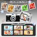 50.0 Mega Pixels Kids Camera for 5-13 Year Old Girls Boys with WiFi,MP3,Video Recording,Children Digital Selfie Video Camcorder 1080P Dual Lens 2.4 Inch HD,32G TF Card (Black)