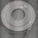 2Packs Molded Nylon Ceiling Medallion for Light Fixtures and Ceiling Fans, 10"OD x 4"ID x 1-2/8 "P (Fits Canopies up to7-1/4")White