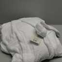 Classic Turkish Towels - Unisex Bathrobe - 100% Turkish Cotton & 400 GSM - Quick Drying & Highly Absorbent Terry Cloth Bath Robe - Hotel & Spa Quality Bathroom Essentials - Large (White)