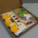 Breling DIY Felt Eid Al-adha Crafts for Kids 3x2 ft Mosque Scene Eid Mubarak Craft with 31 Detachable Mosque Moon Star Ornaments for Kid Toddler Muslim Ramadan Islamic Gift Wall Hanging Decoration