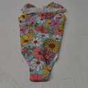 Girls One Piece Swimsuits Toddler Bathing Suit Little Kids Cute Swimwear Quick Dry Striped Ruffle Floral Size 9-10 Y