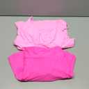 Pink Queen Women's Tankini Swimsuit 2 Piece Tummy Control Bathing Suit Ruched Tankini Tops with Swim Skirt Swimwear (X-Large)