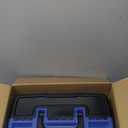 Flambeau Outdoors 6383FB 3-Tray Tackle Box - Classic Fishing Lure Storage Organizer, Large Portable Tackle Box, 32 Tray Compartments, Frost Blue/Black