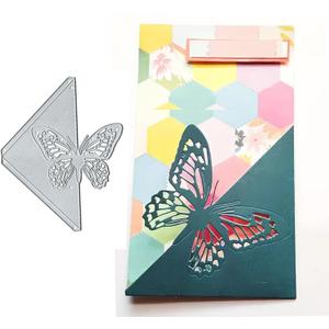 2 x Wedding Couple Butterfly Edge Metal Die Cuts for Card Making,Valentine's Flower Love Heart Card Cutting Dies Cut Stencils DIY Scrapbooking Album Decorative Embossing Paper Card Embossing Craft