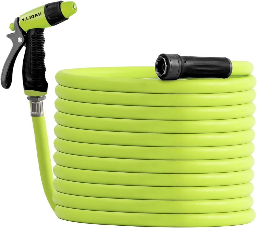 Garden Hose 5/8 in. x 50 ft.,Lightweight All-Weather Water Hose, Durable and Flexible