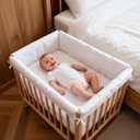 Baby Bassinet Mattress, Breathable, Hypoallergenic, Premium Foam, Non-Toxic, Rectangle Shaped with Removal Waterproof Cover,20" x 35" x 2''