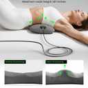 Triple Fusion Back Massager with Stretching, Vibration and Heat, 3-in-1 Electric Lumbar Pillow for Lower Back Tension Relief, Deep Tissue Relaxation Massage for Home, Office, Bed, Sofa, and Car Use