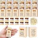 Wettarn 12 Sets S'More Appreciation Gifts Bulk Marshmallow with Box Party Favors Graduation Smore End of The School Year Thank You Gift for Teacher Employee Nurse Coworkers Staff Team Students Group