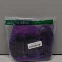 15 Inch Short Straight Purple Bob Wig with Bangs | Natural Heat Resistant Synthetic Hair for Women Costume Wigs