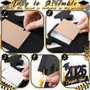 Leinuosen Congrats Grad Frame 2026 Graduation Gifts Black Wooden Standing Frame with Tassel Holder for 2.5 * 3.5" Photo Graduation Party Decorations Table Centerpieces for College Senior High School