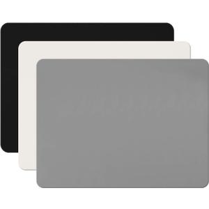 Gartful 3Pack Silicone Sheet for Crafts, Resin Jewelry Casting Molds Mat, Food Grade Silicone Placemat, Multipurpose Table Protector, Nonstick Nonskid Heat-Resistant, Black&Gray&Beige (15.7x11.8inch) (3pcs - 40 x 30cm x 0.8mm)