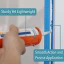 Bates - Caulking Gun, 10:1 Thrust Ratio, Silicone Gun, Dripless Caulk Gun, Silicone Caulk Gun, Hand Caulking Guns