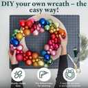 Woodpeckers Extra-Large Wreath Frame 18-Inch Diameter, Pack of 1 Wood Forms, Rings for Crafts & Door With Lights