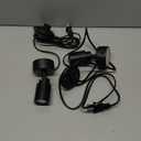 SUNVIE 2 Pack LED 120V SpotLights Indoor, 3W Up Lights Floor Spotlight, 3000K Uplights Indoor Accent Lighting for Plants Pictures Artwork, 5.9 FT Cord with Foot Switch (Black)