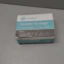 Insulin Syringe, 29G 1cc 1/2-Inch (12.7mm) , Individually Packed, Smooth & Comfortable, Pack of 100