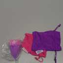 Dutchess Large Menstrual Period Cups for Women + Storage Pouch, Pack of 2 Pink & Purple Soft Medical-Grade Silicone Reusable Feminine Care Tampon & Pad Alternative, Easy to Clean - Camping, Sports (Multi-color)