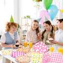 Lemon Party Decorations,60Pcs Lemon Birthday Party Plates and Napkins Pink and Yellow Lemon Table Decorations for Summer Party,Fruit Theme Birthday Party Supplies