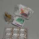 24 Sets Valentines Classroom Gifts Bulk Mini Luminous Resin Axolotl Valentine's Day Cards Small Glass Bottles with Cork Stoppers for Exchange Valentine's Hanging Decoration Classroom Rewards