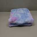 MUGD Soft Blankets Fleece Soft Fuzzy Throw Blanket Kids Warm Throw Blanket for Bed (Baby(40"x50"/ 100x130cm), Blue Purple)