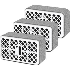 3 Pack Deodorizer Filter Cartridge Compatible with TOTO THU6474-01 THU6474#01 THU6072 S550E C5 C2 SW3074 SW3054T40 SW3056T40, Bathroom Toilet Deodorizing Carbon Filter