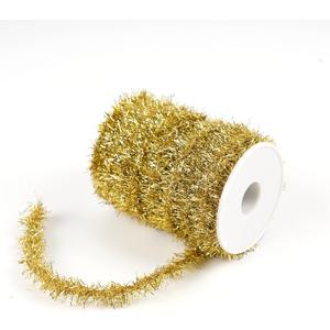 WBCBEC 66ft Metallic Holiday Tinsel Twist Glitter Garland Decoration for Christmas Tree, Wedding & Birthday Parties (Gold)